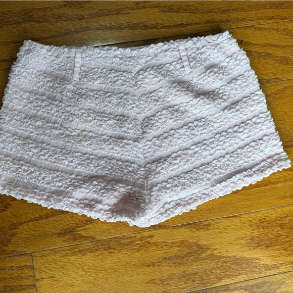 Revolve Lioness Pink Ruffle Shorts - Picture 3 of 4